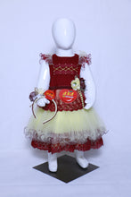 Load image into Gallery viewer, (wholesale set)Mahroon Top Yellow girls party dress
